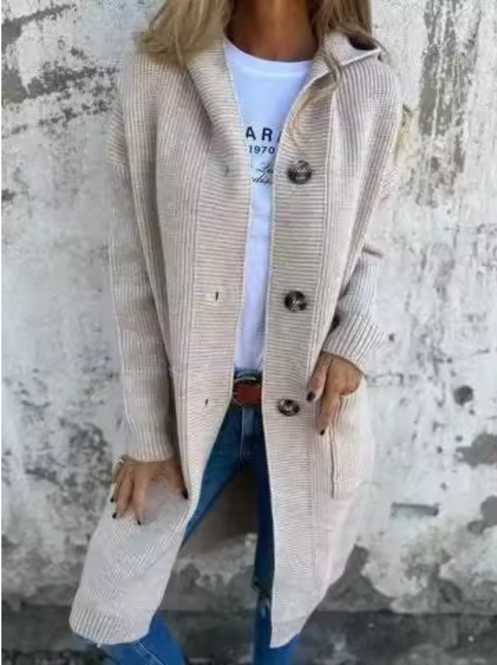 Aria – Longline Knitted Cardigan